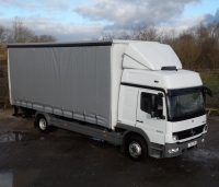 12 Tonne Curtainside with large tail lift